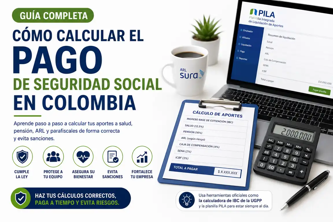 Como Calcular El Pago De Seguridad Social Colombia