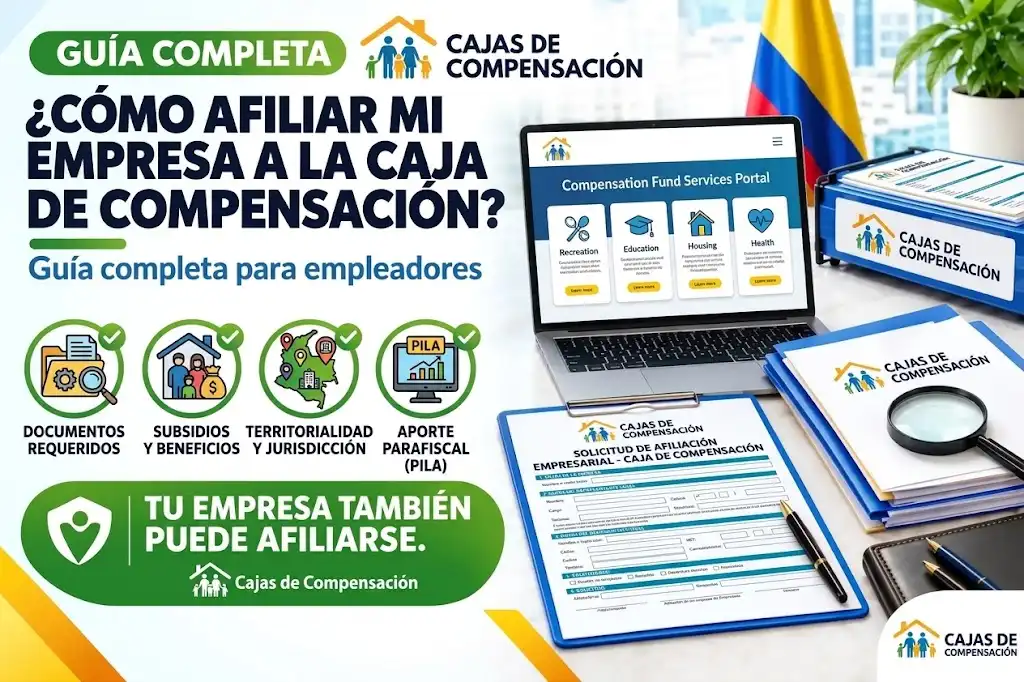 ¿Cómo afiliar mi empresa a una caja De compensación en Colombia?