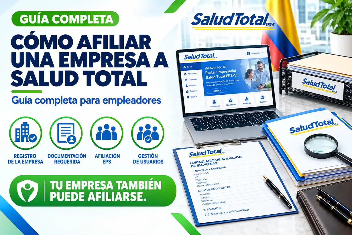 Cómo afiliar una empresa a Salud Total: Guía completa para empleadores