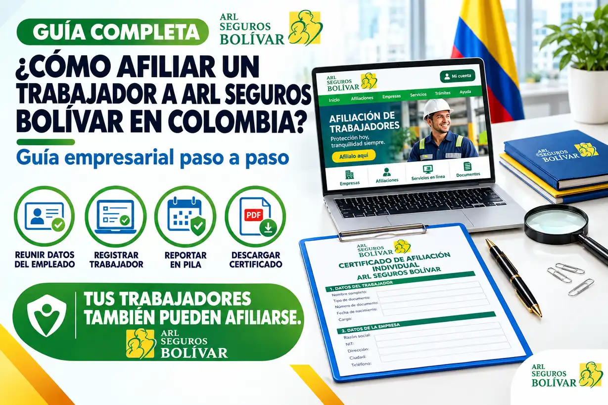 Cómo afiliar a un trabajador a ARL Seguros Bolívar: Guía empresarial