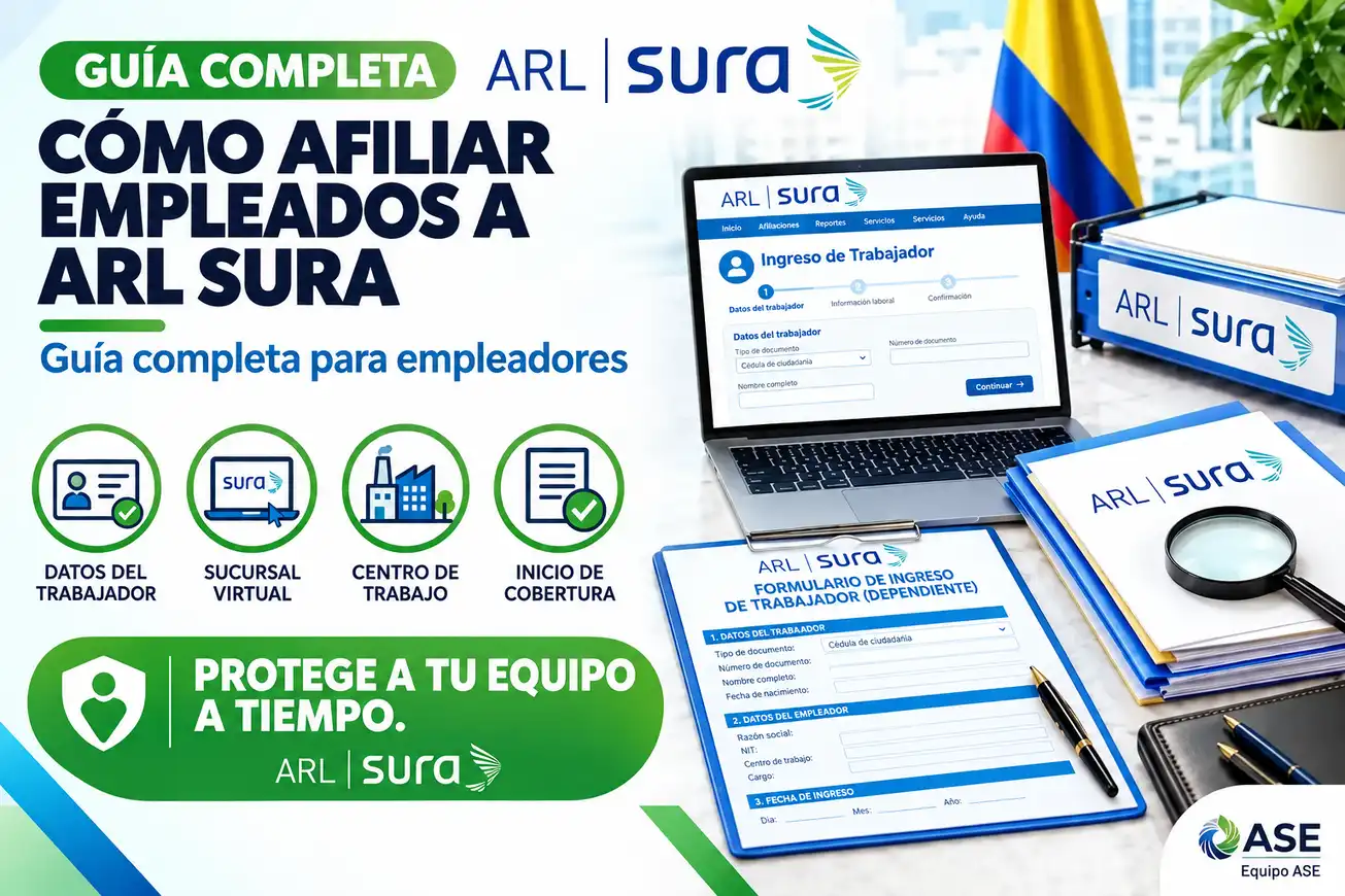 Como Afiliar Empleados a Arl Sura: Guía completa
