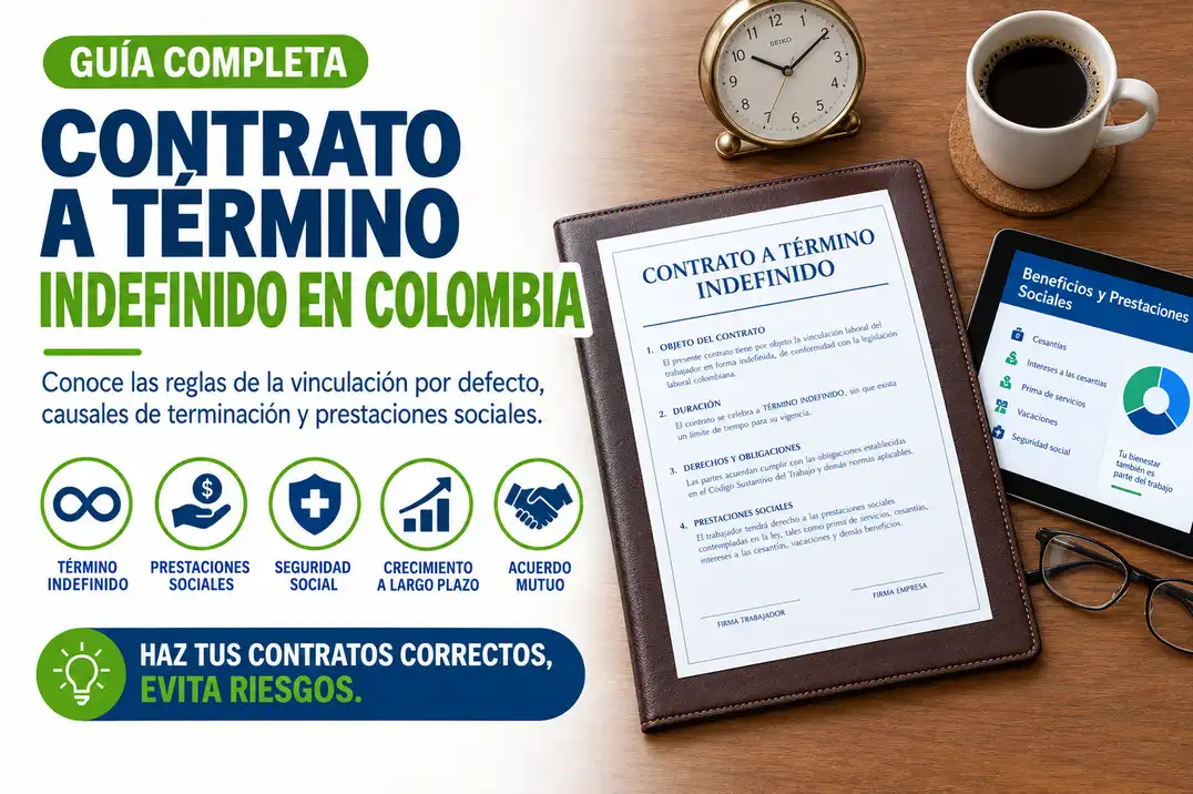 Contrato a Término Indefinido en Colombia: ¿Qué Es y Cuándo Aplica?