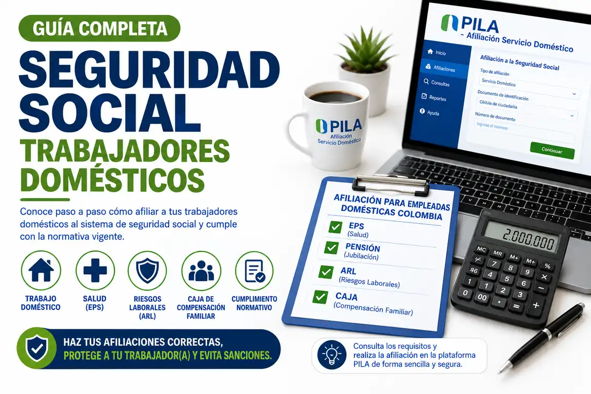 Seguridad Social para Trabajadores Domesticos en Colombia